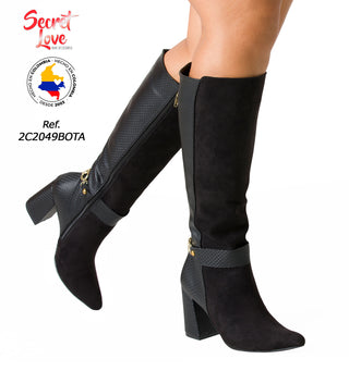 Botas Caña Alta 2C2049BOTA - Negro