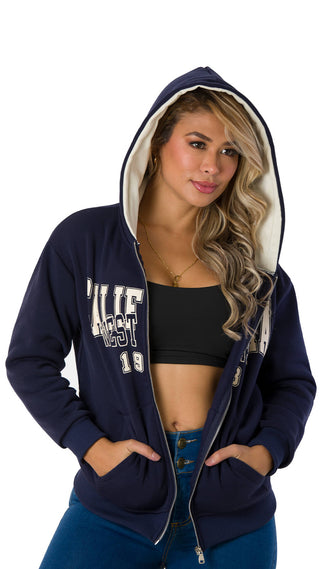 Sueter con cierre 5B5945S - Azul