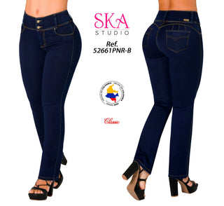 Jeans Clasico Bota Recta 52661PNR-B - Azul