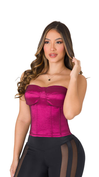 Corset Strapless 2B6127CS - Fucsia