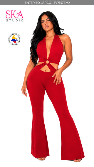 Women's Versatile Going-Out Jumpsuit 5V7147EMX