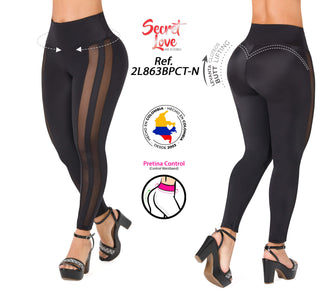 Leggings Levanta Cola Secret Love 2L863BPCT-N - Negro