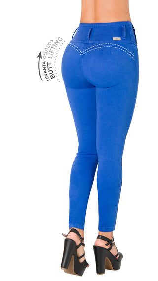 Jean Levanta Cola Skinny Ska  52551PAT-N - Azul Royal