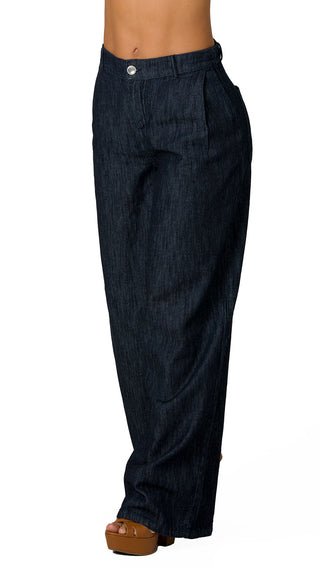 Pantalon Bota Ancha 52766PDR-B	 - Azul Oscuro