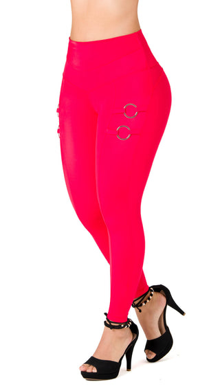 Leggings Levantacola 2L803BPCP-N - Rojo
