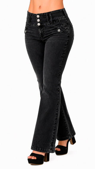 Jeans Bota Recta 52801PAR-B - Gris