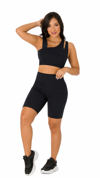 Jaydon Conjunto Biker Deportivo 7L3984LBIPN-N - Negro