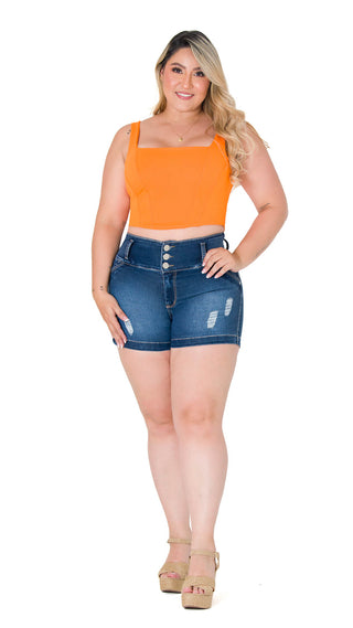 Short Levanta Cola Ska 52539DSHPA-B - Azul Oscuro