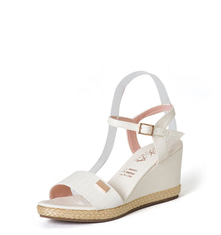 Sandalia Plataforma Media 5C1948SPM - Blanco