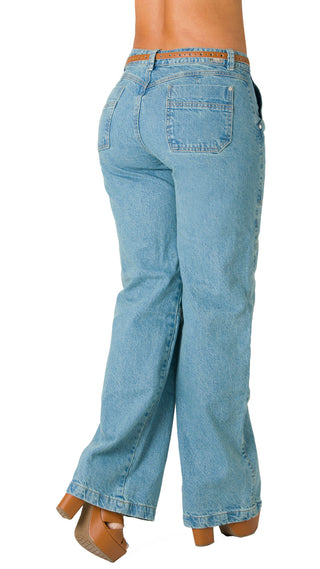 Jeans Cargo 52712PDR-B - Azul Medio