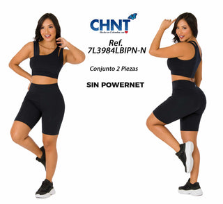 Jaydon Conjunto Biker Deportivo 7L3984LBIPN-N - Negro