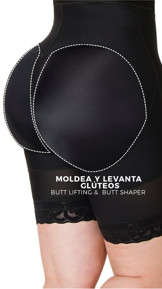 Short Reloj De Arena Tiro Super-Alto 5F270SHTA