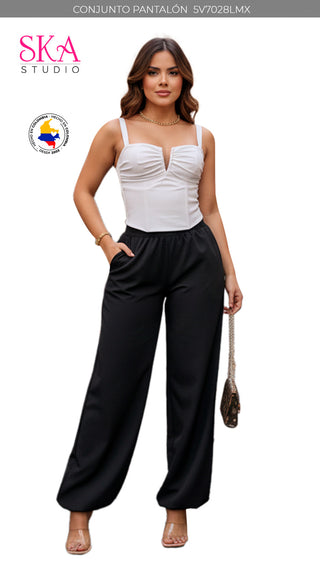 Conjunto Pantalon 5V7028LMX - Beige