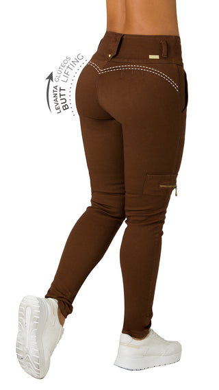 Jeans Levantacola 52726PAP-N - Cafe