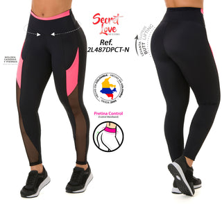 Leggings Pretina Control 2L487DPCT-N - Negro