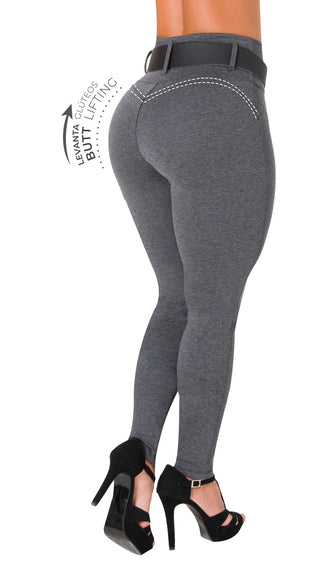 Legging Control Abdomen 7L927BPCP-N - Gris