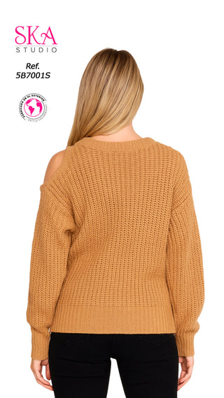 Sueter Cuello Redondo 5B7001S - Camel