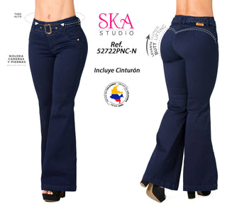 Jeans Bota Campana 52722PNC-N - Petroleo