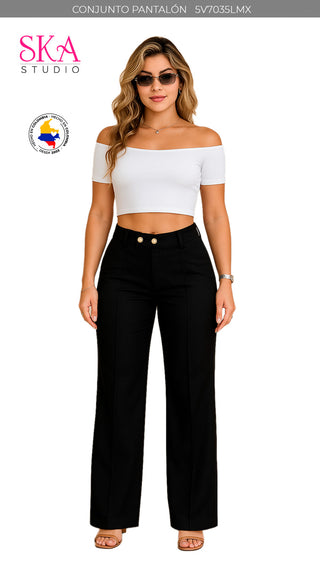 Conjunto Pantalon 5V7035LMX - Negro
