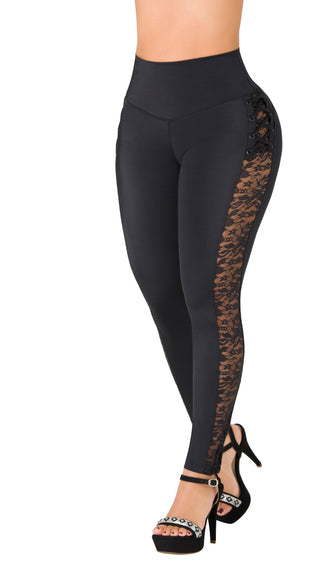 Leggings LevantaCola Pretina Control Secret Love 2L879BPCT-N - Negro