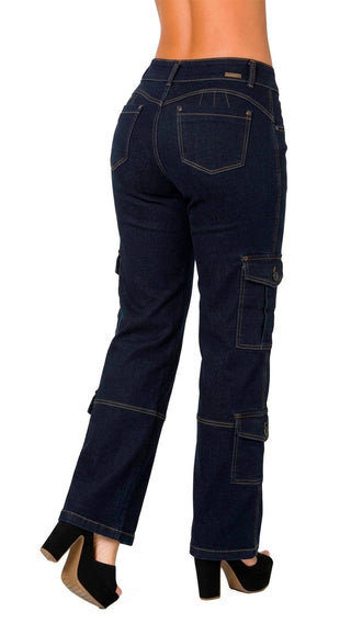 Jeans Bota Recta 52751PNR-B - Azul