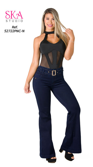 Jeans Bota Campana 52722PNC-N - Petroleo