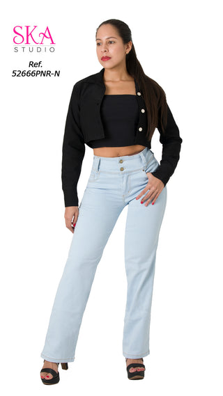 Jeans Clsico Levantacola 52666PNR-N - Azul Claro