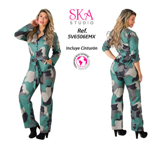 Jumpsuit Camo Print 5V6506EMX - Estampado