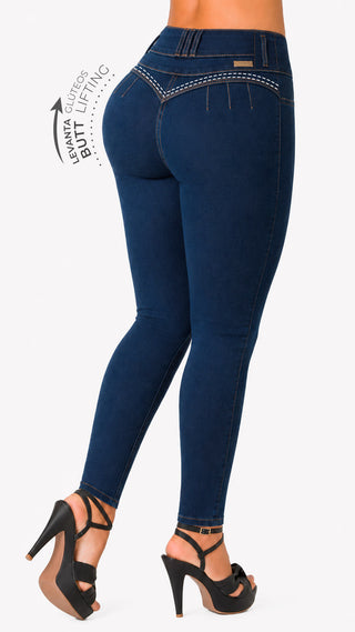 Jeans Moda Levantacola 52798PNP-N - Azul