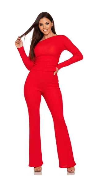 Conjunto Pantalon 5V7003LMX - Rojo