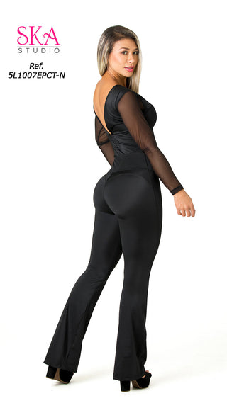Enterizo Leggings 5L1007EPCT-N - Negro