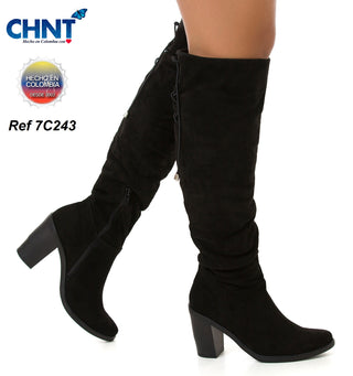 Calzado Modelo Tacon 7C243BOTM - Negro