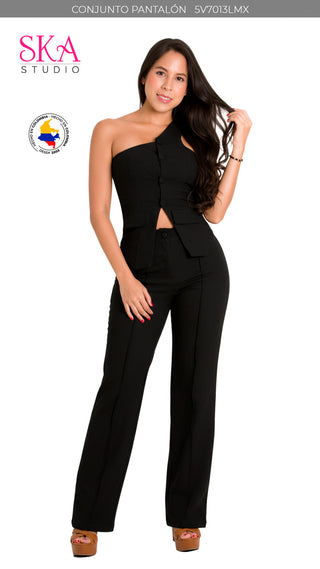 Conjunto Pantalon 5V7013LMX - Cafe