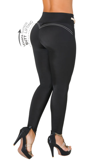Legging Pretina Control 5L933BPCT-N - Negro