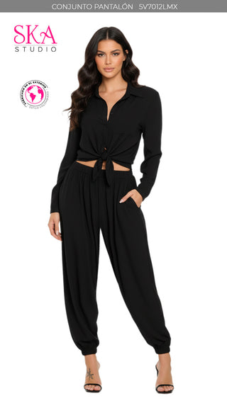 Conjunto Pantalón 5V7012LMX	 - Negro