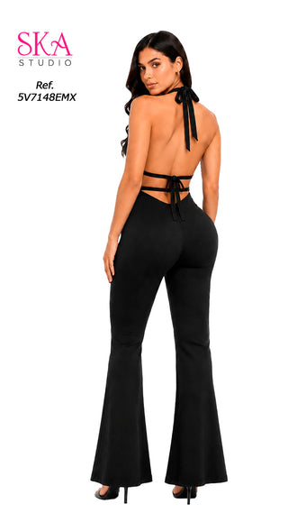 Women's Versatile Going-Out Jumpsuit 5V7148EMX