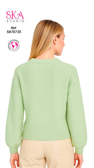 Sueter Manga Larga 5B7073S - Verde