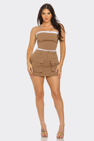 Conjunto Falda 5V6966LMN - Camel