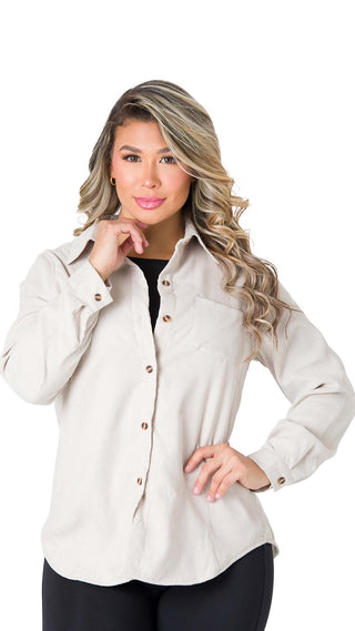Chaqueta Afelpada 5B6532CH - Beige