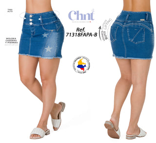 Falda Levanta Cola CHNT 71318FAPA-B - Azul Medio