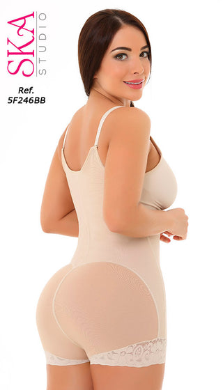 Faja bdyshort con brasier 5F246BB - Beige