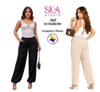 Conjunto Pantalon 5V7028LMX - Beige