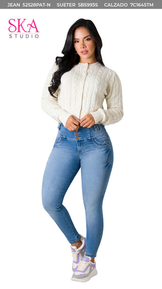 Sueter Cuello Redondo 5B5993S - Beige