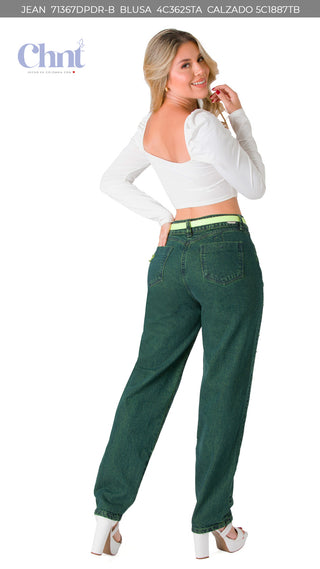 Jean Bota Recta CHNT 71367DPDR-B - Verde