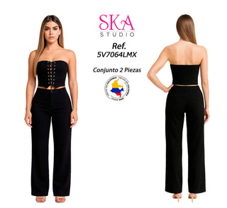 Conjunto Strapless 5V7064LMX - Negro