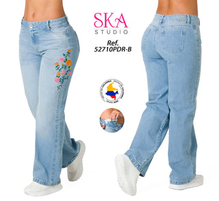 Jeans Cargo 52710PDR-B - Azul Claro