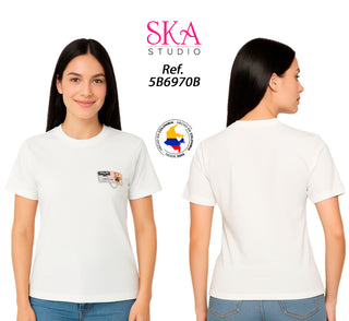 Blusa Cuello Redondo 5B6970B - Blanco