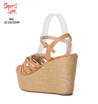 Sandalia Plataforma 2C1623SPA - Camel
