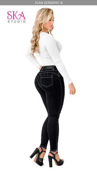 Jeans Levantacola 52760PAT-B - Gris