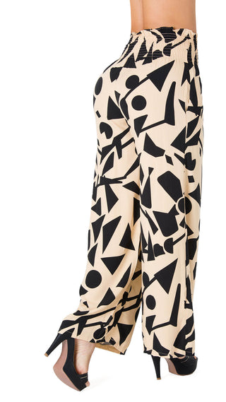 Pantalon Pretina Elastica  5P6382PER-N - Estampado